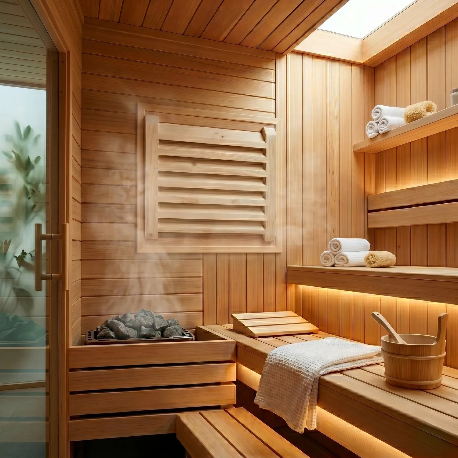 Minimalistische Holz-Interieur-Ästhetik