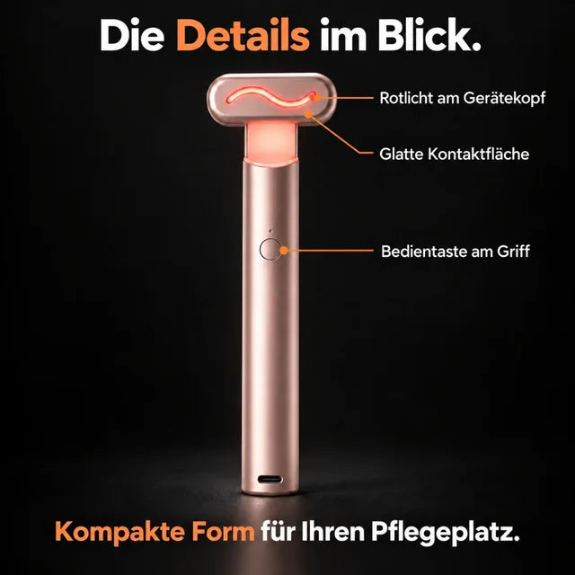 Rotlicht-Gesichtsgerät mit Handgriff