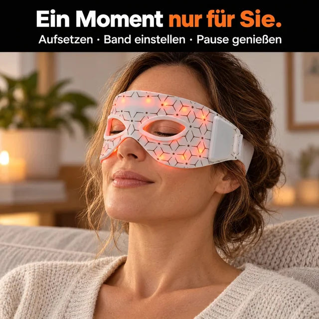 LED-Augenmaske mit Rotlicht