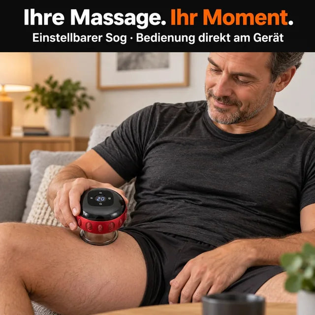 Rotlicht-Schröpfgerät mit Saugmassage