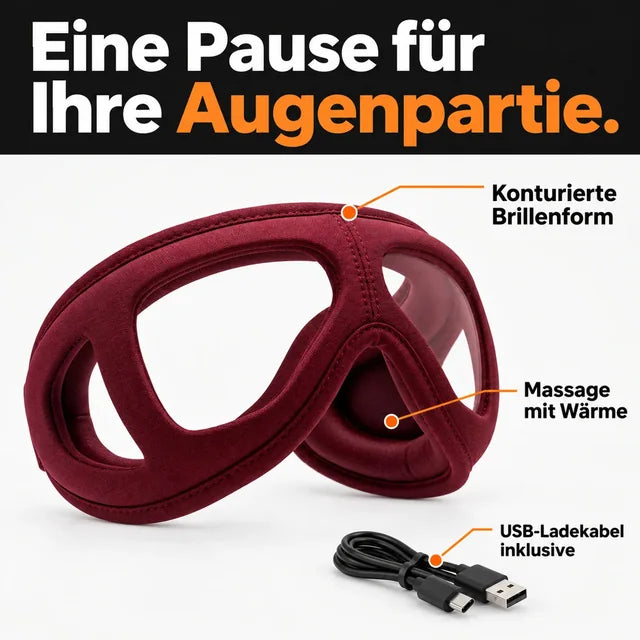 Augenmassagegerät in Brillenform