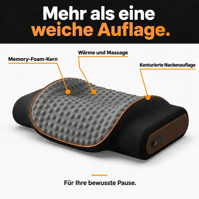 Memory-Foam-Nackenkissen mit Massage