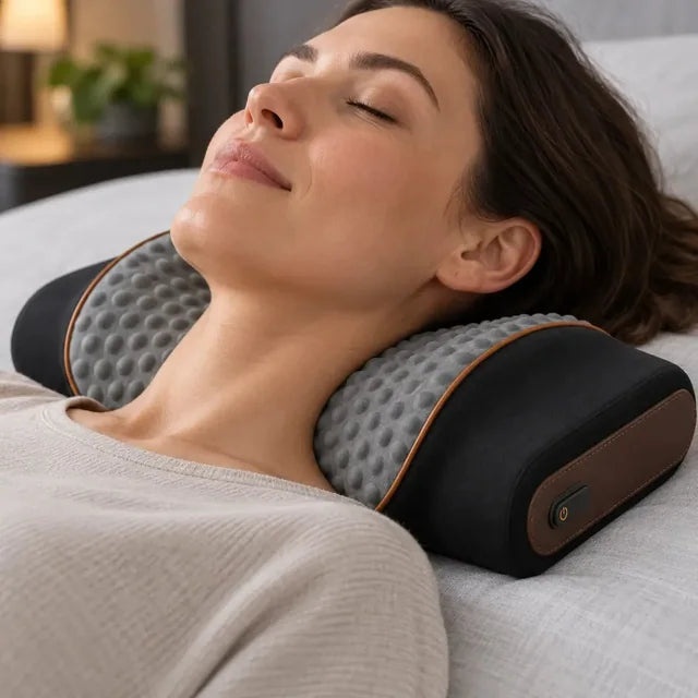 Memory-Foam-Nackenkissen mit Massage