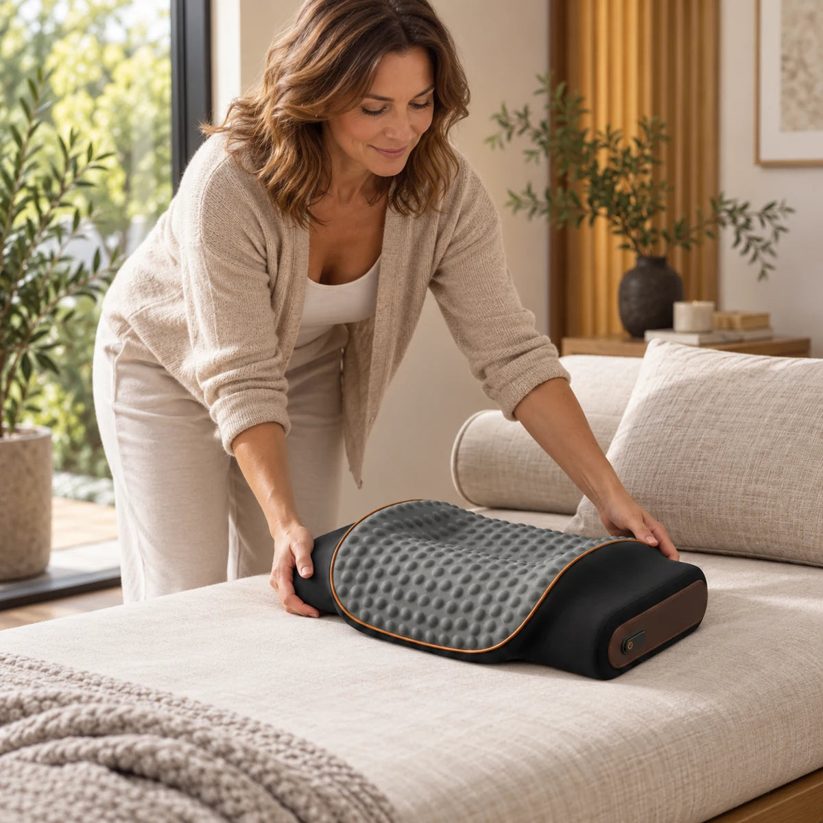 Memory-Foam-Massagekissen – Vorbereitung vor der Anwendung