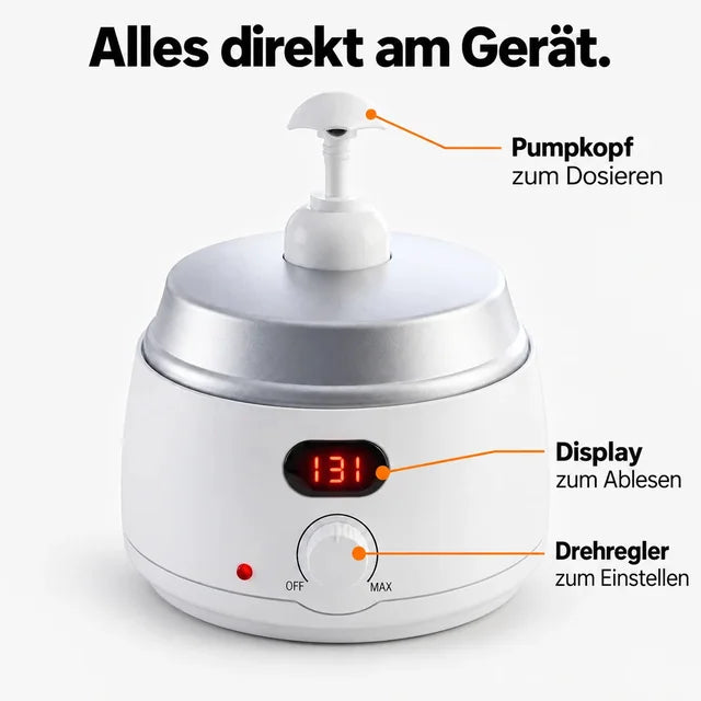Massageöl-Wärmer mit Display