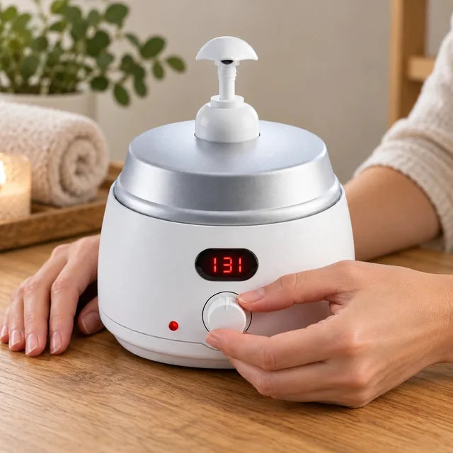 Massageöl-Wärmer mit Display