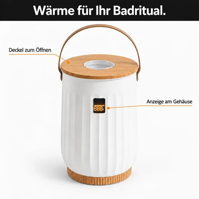 Handtuchwärmer mit Deckel