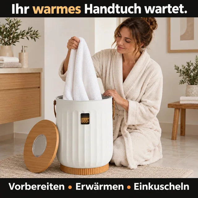 Handtuchwärmer mit Deckel
