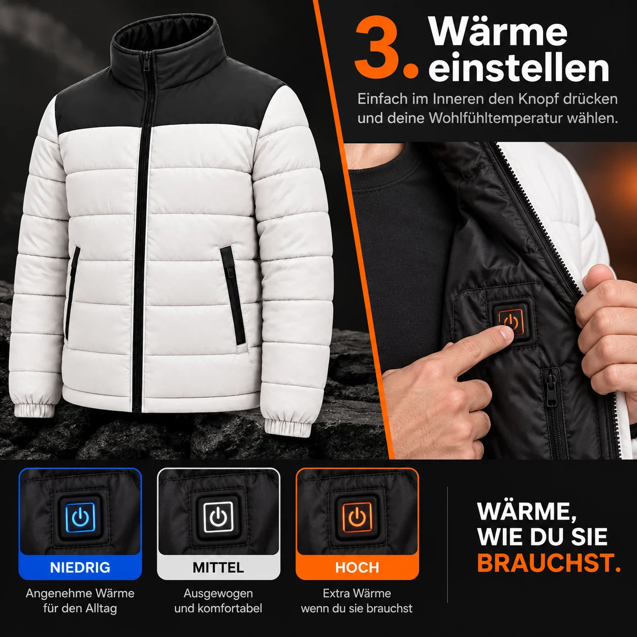 PyreFit Expelia – Beheizbare Winterjacke