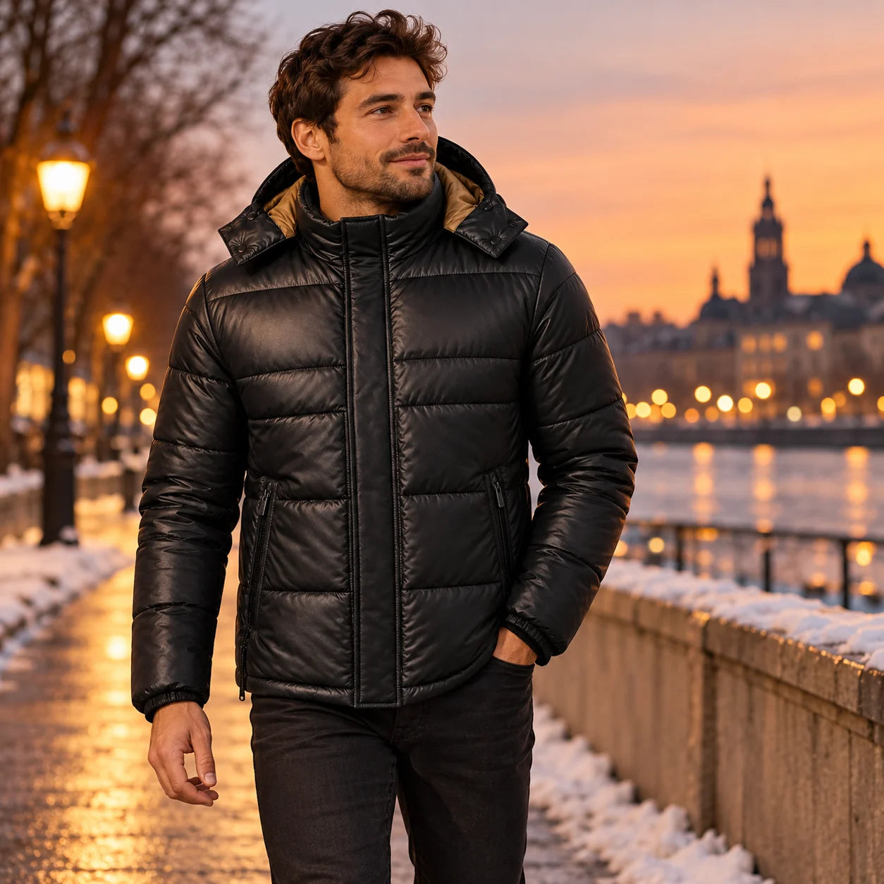 PyreFit Norvia – Beheizbare Steppjacke für Herren