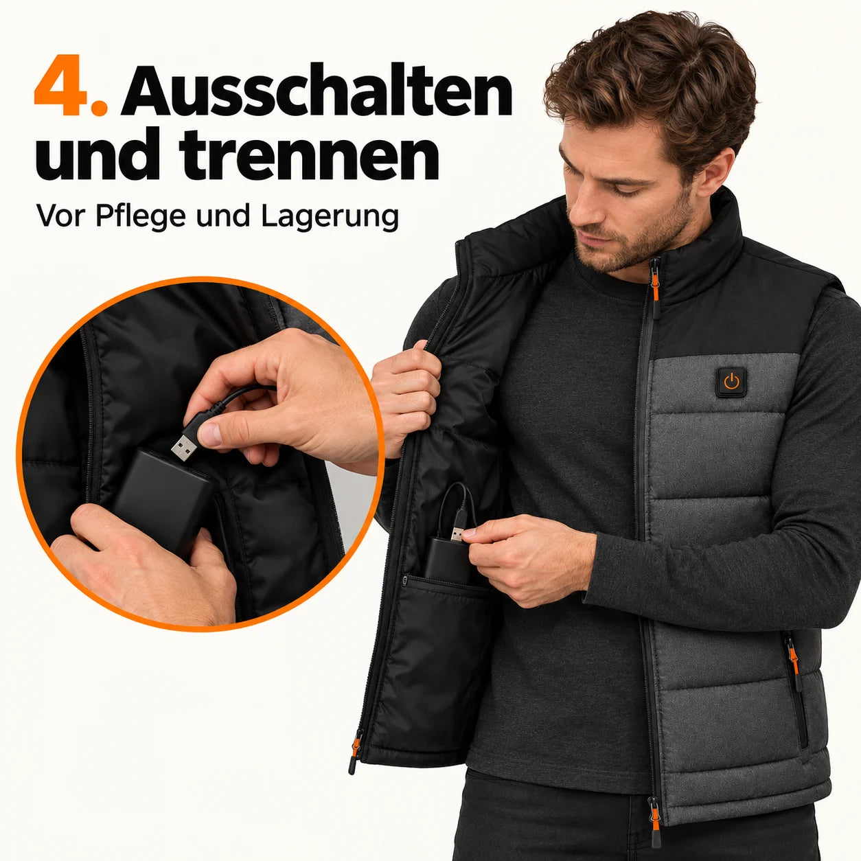 PyreFit Trailon – Beheizbare Unisex-Weste
