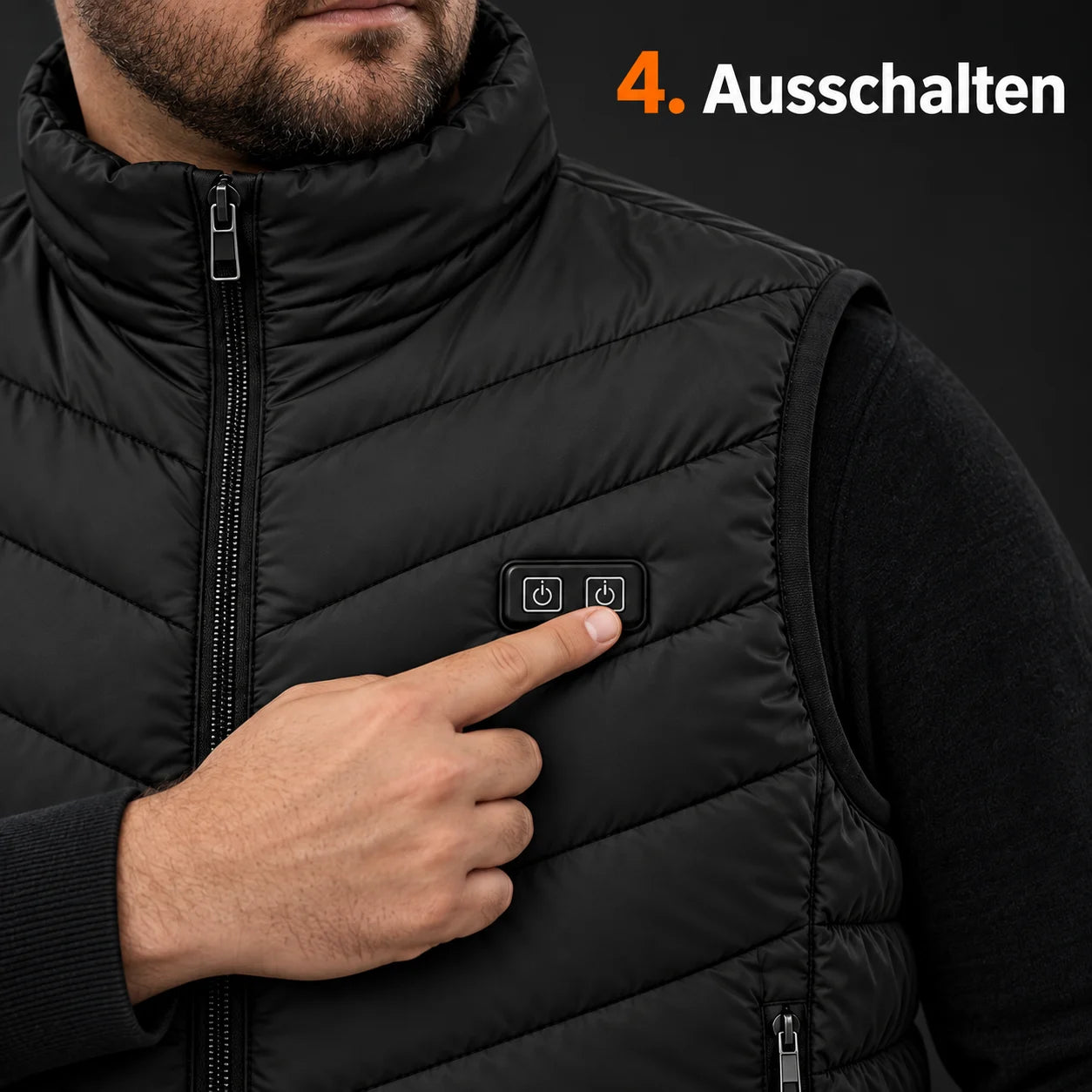 PyreFit Schattor – Beheizbare Unisexweste in großen Größen