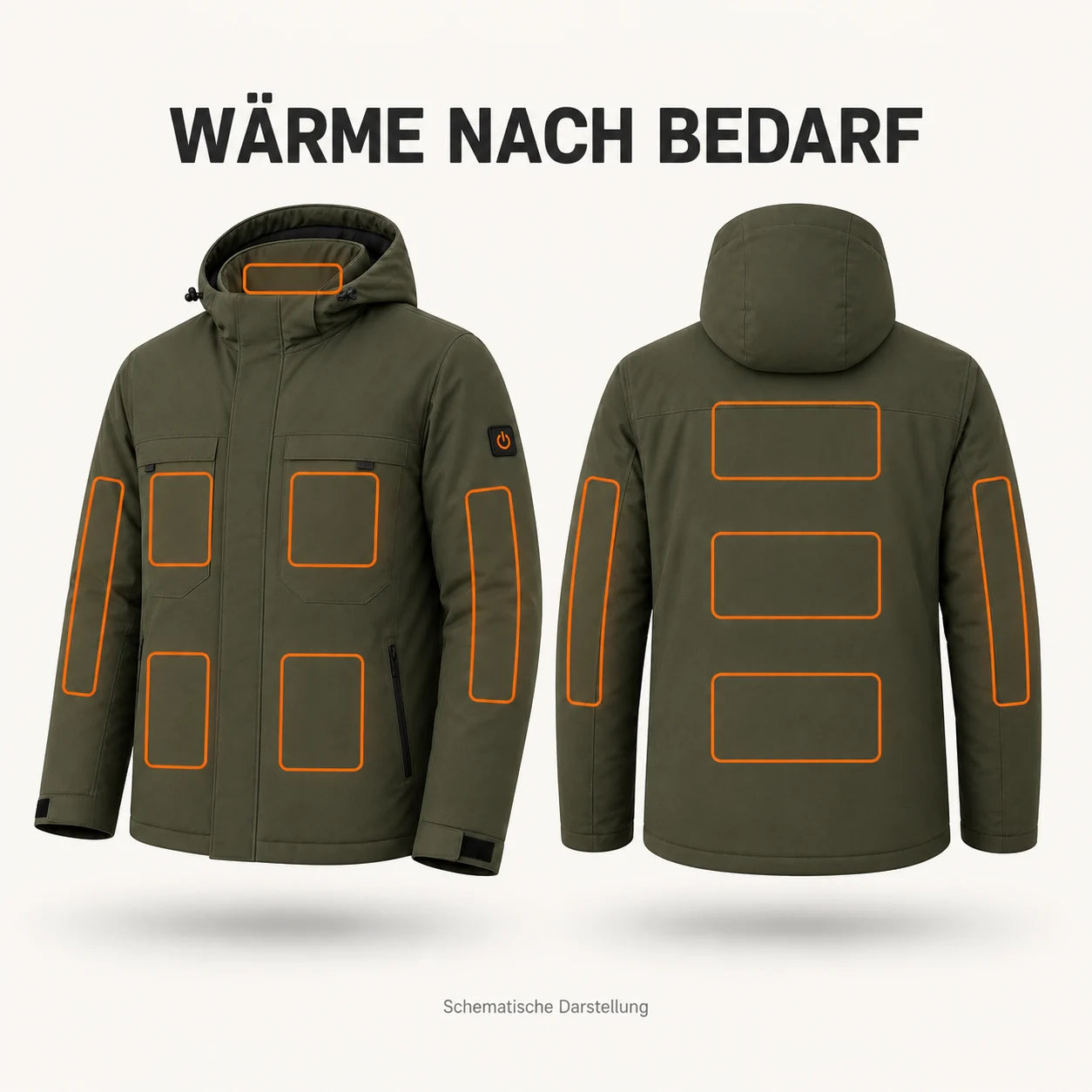 PyreFit Regaro – Beheizbarer Herrenparka