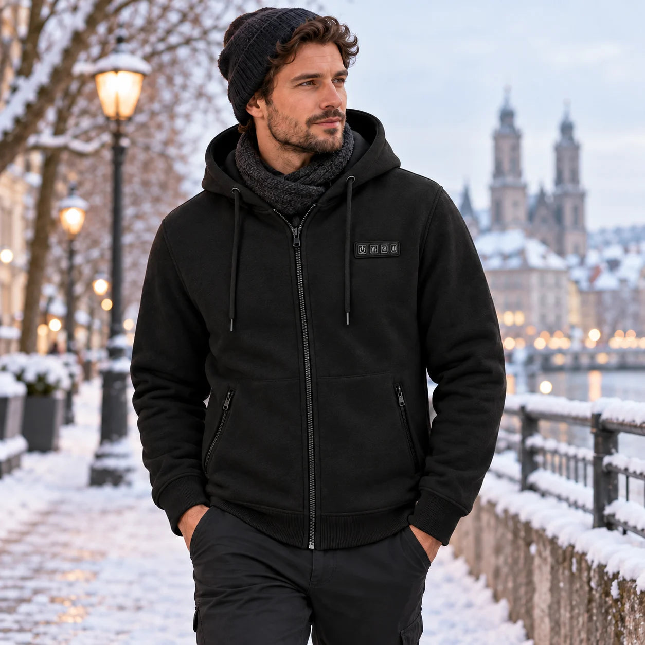 PyreFit Kernor – Beheizbarer Herren-Sweathoodie