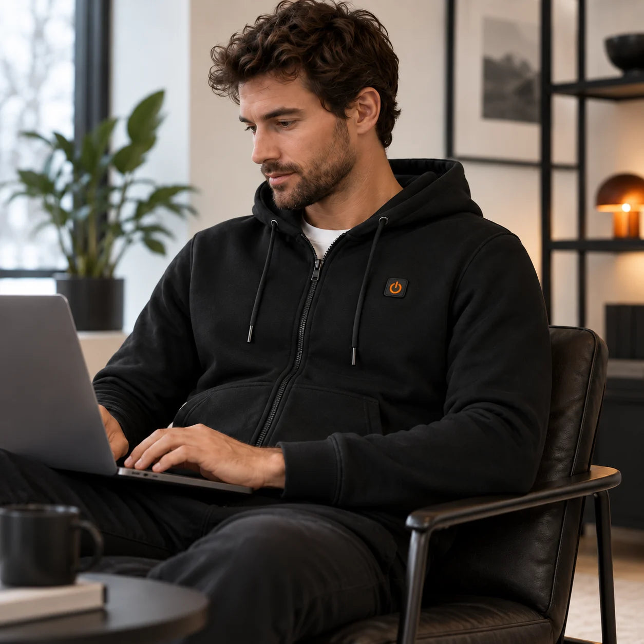 PyreFit Voltor – Beheizbarer Zip-Hoodie für Herren