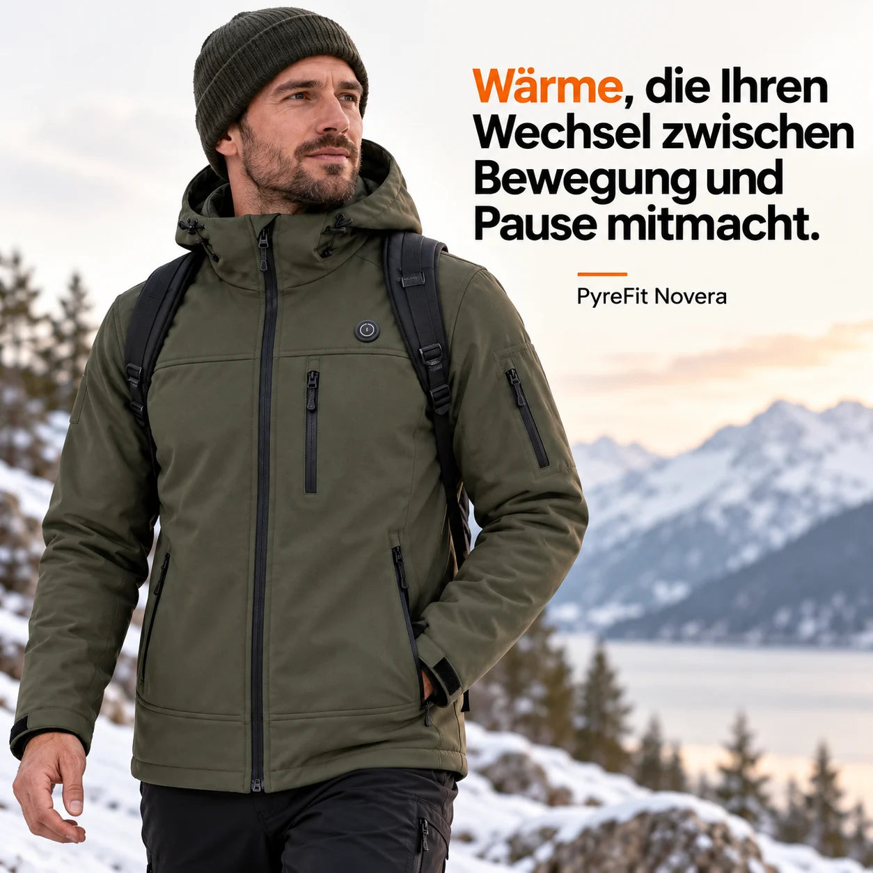 PyreFit Novera – Beheizbare Softshelljacke