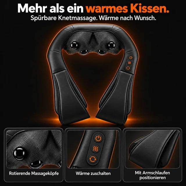 Shiatsu-Nackenmassagegerät mit Wärme