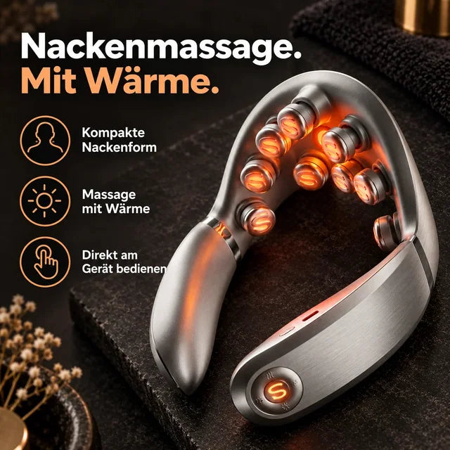 Nackenmassagegerät mit Wärme