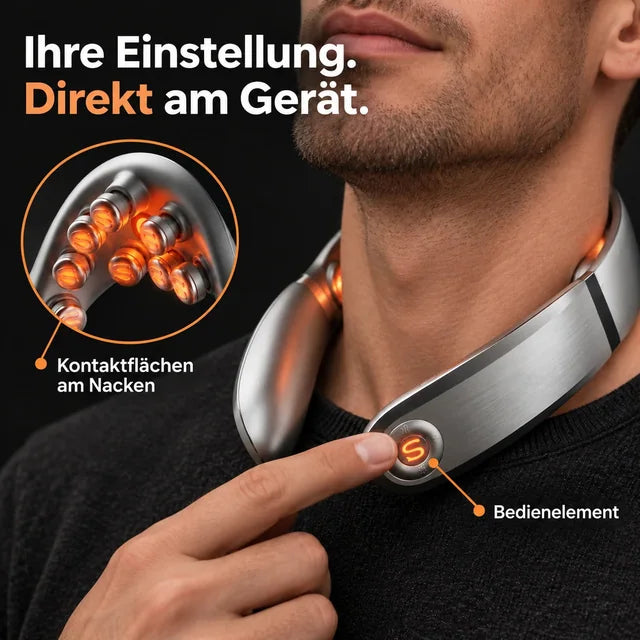 Nackenmassagegerät mit Wärme