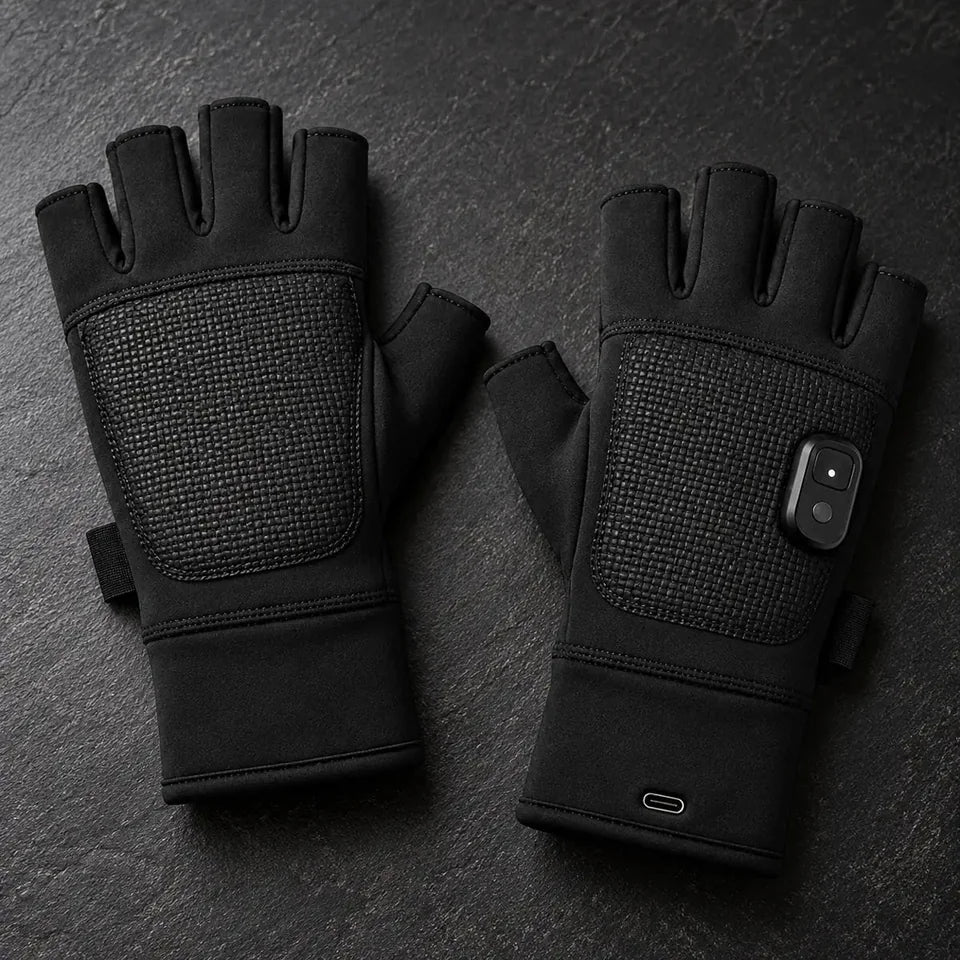 Beheizbare fingerlose Handschuhe