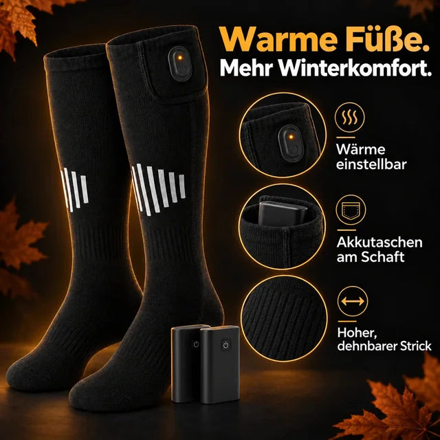 Heizsocken mit Akku
