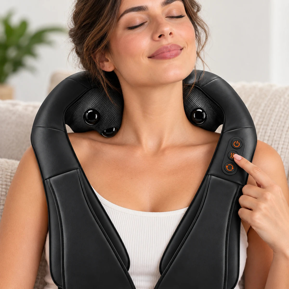 Anwendung des PyreFit Shiatsu-Massagegeräts
